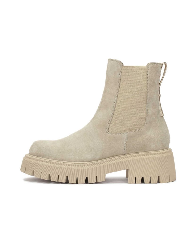 Kazar-Schlupfstiefel-mit-Dreiblatt-Sohle-beige