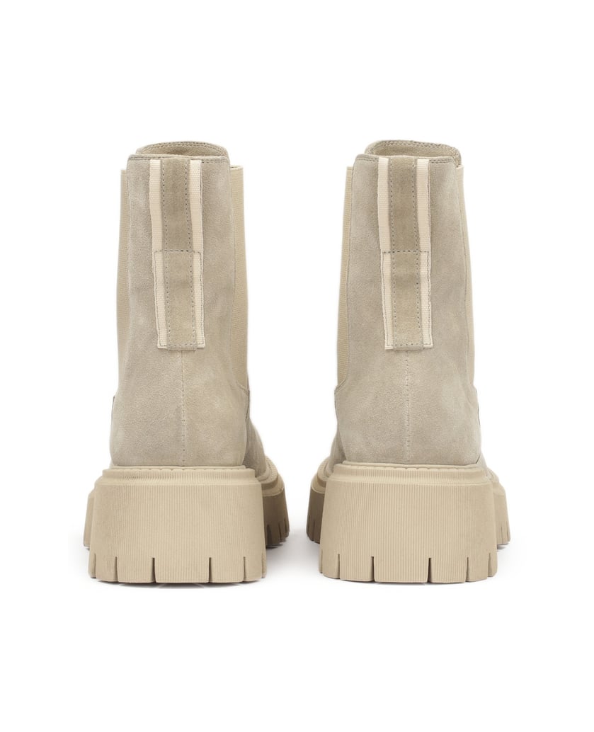 Kazar-Schlupfstiefel-mit-Dreiblatt-Sohle-beige