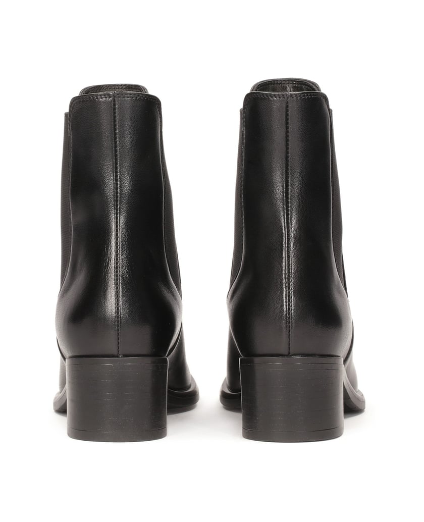 Kazar-Bequeme-Stiefel-mit-elastischen-Einsätze-schwarz