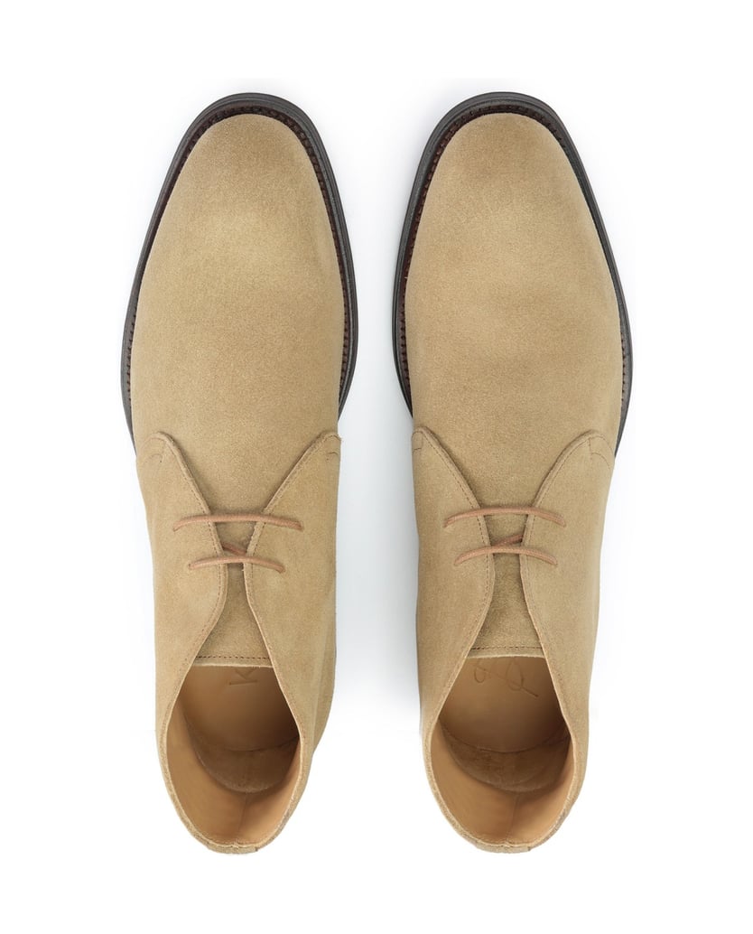 Kazar-Beige-Herrenstiefel-mit-knöchelhohem-Sch