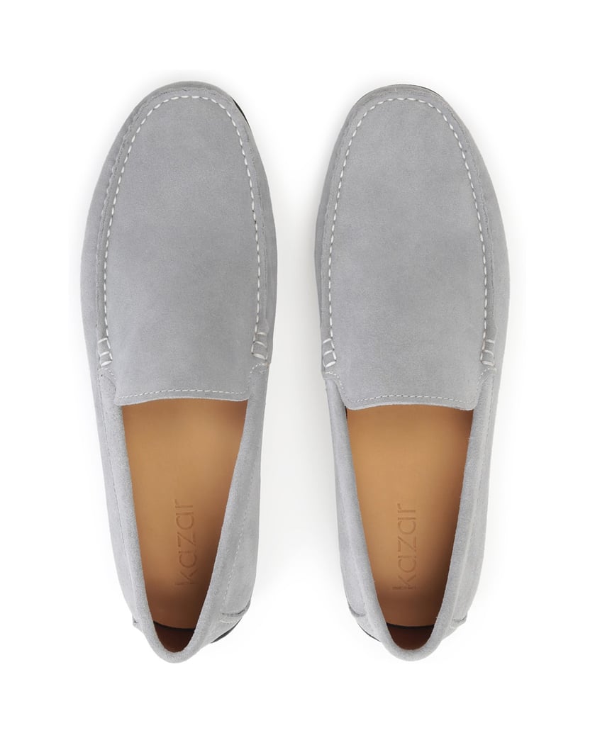Kazar-Graue-Mokassins-aus-Wildleder-mit-bequem