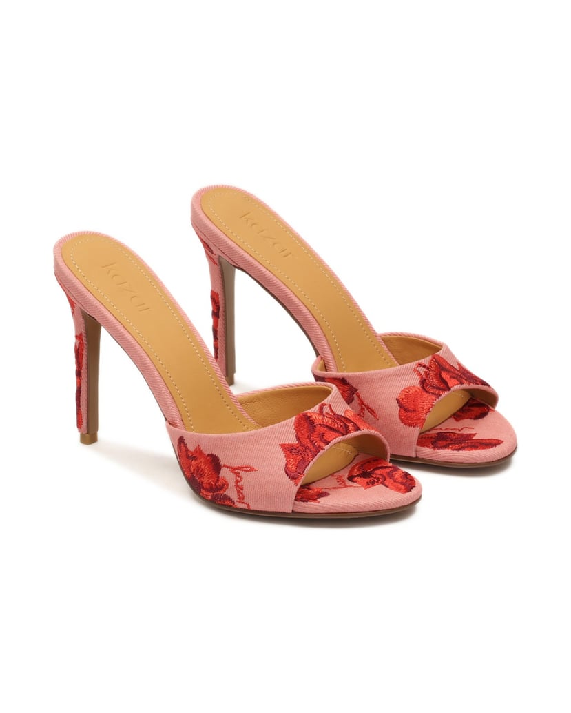 Kazar-Rosa-Pantoletten-aus-Stoff-mit-Blumenmus-pink