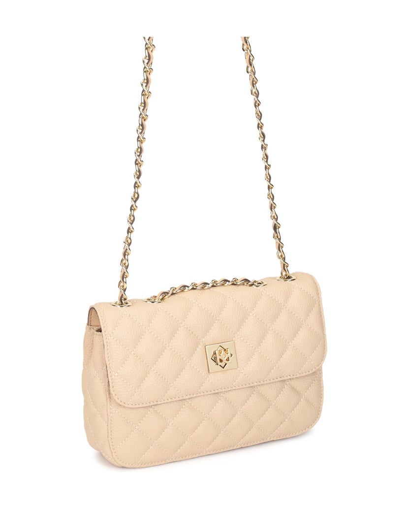 Kazar-Quilted-soft-leather-bag-béžová