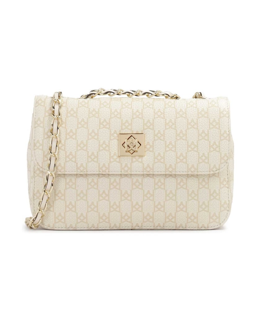 Kazar-Schlichte-Lederhandtasche-mit-beigefarbe-weiss