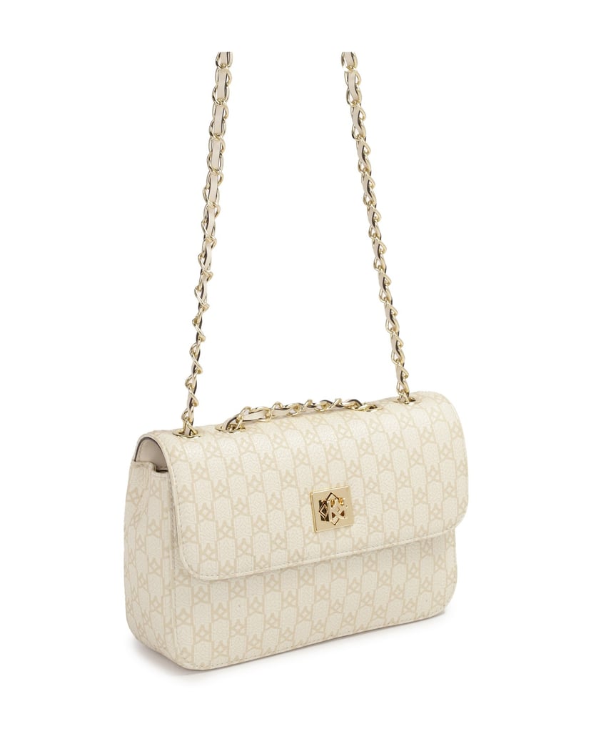 Kazar-Schlichte-Lederhandtasche-mit-beigefarbe-weiss