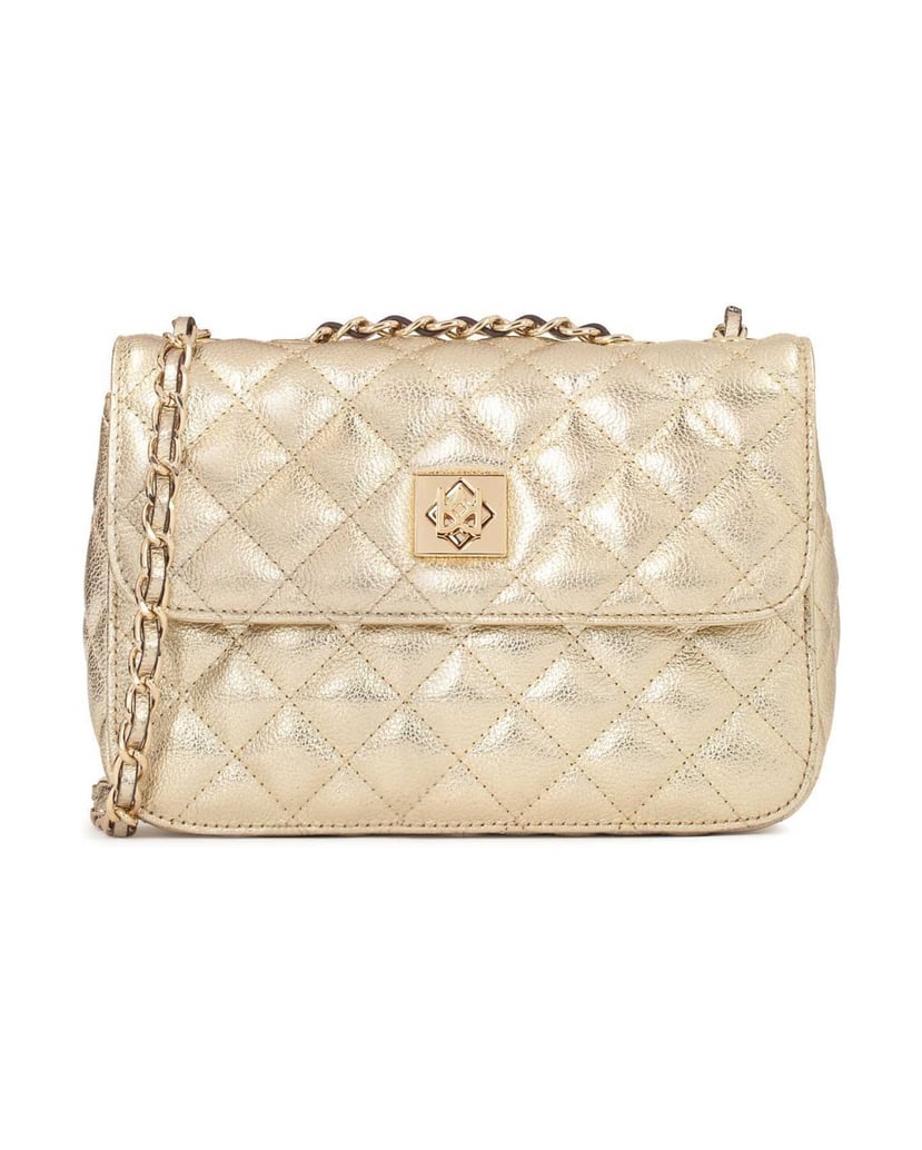 Kazar-Golden-quilted-shoulder-bag-zlatá