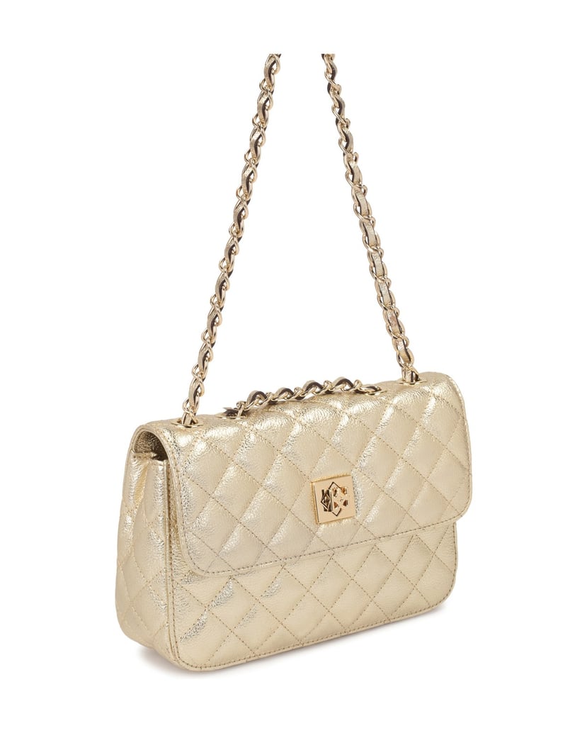 Kazar-Golden-quilted-shoulder-bag-zlatá