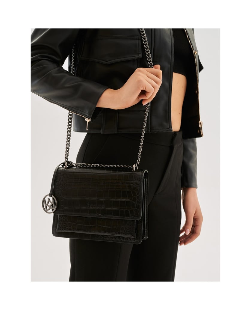 Kazar-Schwarze-Damentasche-schwarz