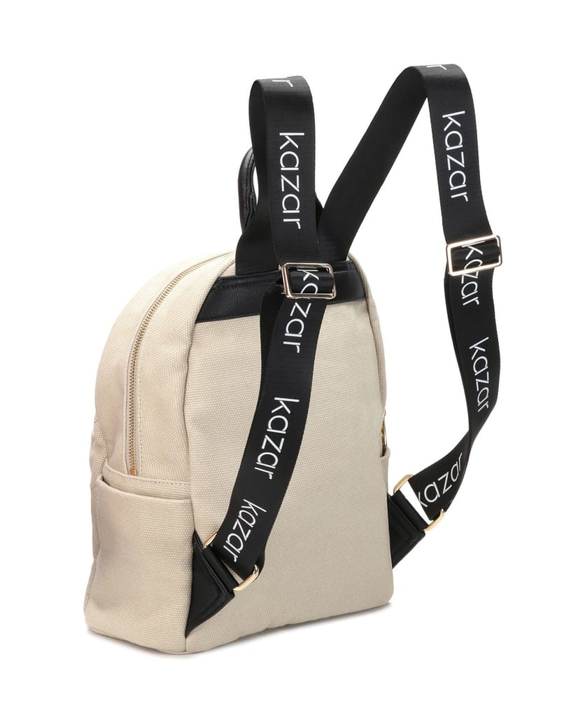 Kazar-Ladies-beige-and-black-backpack-béžová