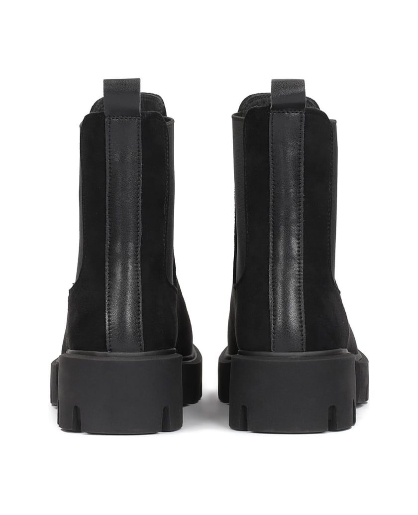 Kazar-Chelsea-Stiefel-aus-schwarzem-Stoff