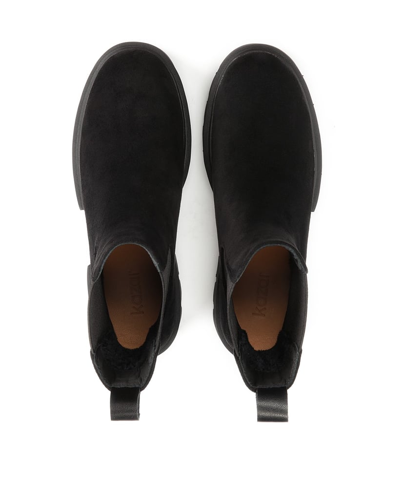 Kazar-Chelsea-Stiefel-aus-schwarzem-Stoff