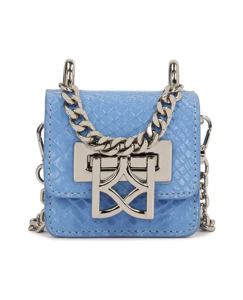 Kazar-Effektive-kleine-Tasche-mit-einer-Kette-in-Kroko-Muster