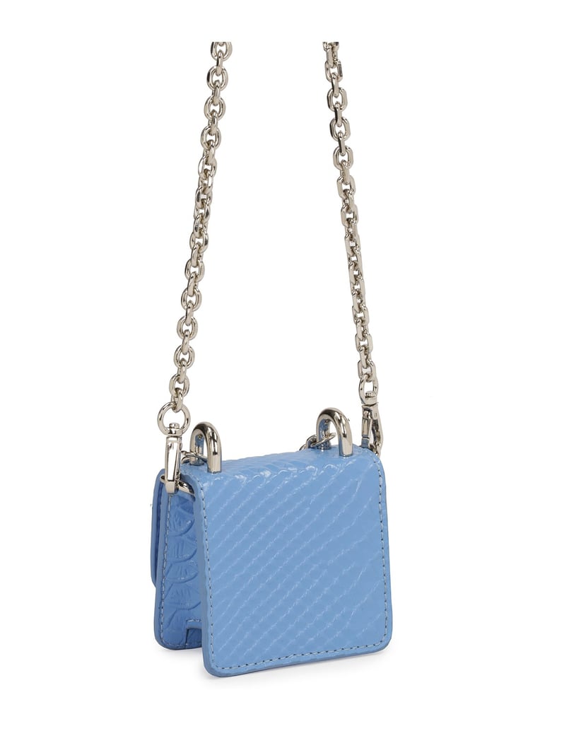 Kazar-Effektive-kleine-Tasche-mit-einer-Kette-in-Kroko-Muster