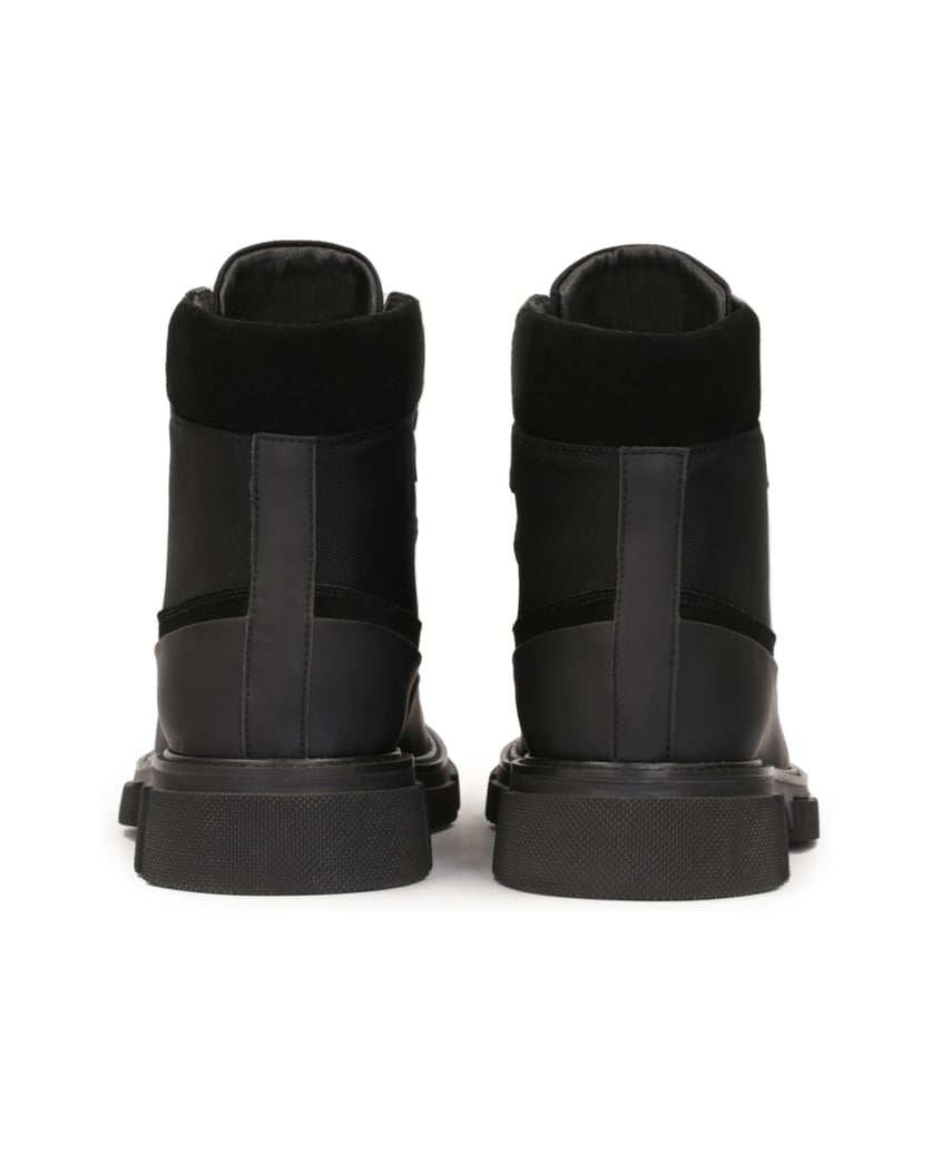 Kazar-Schwarze-solide-Herrenstiefel-mit-hohem-schwarz