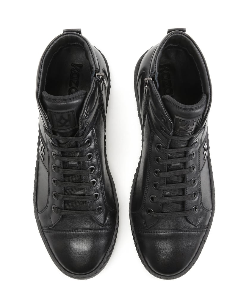 Kazar-Schwarze-Herren-Turnschuhe-schwarz