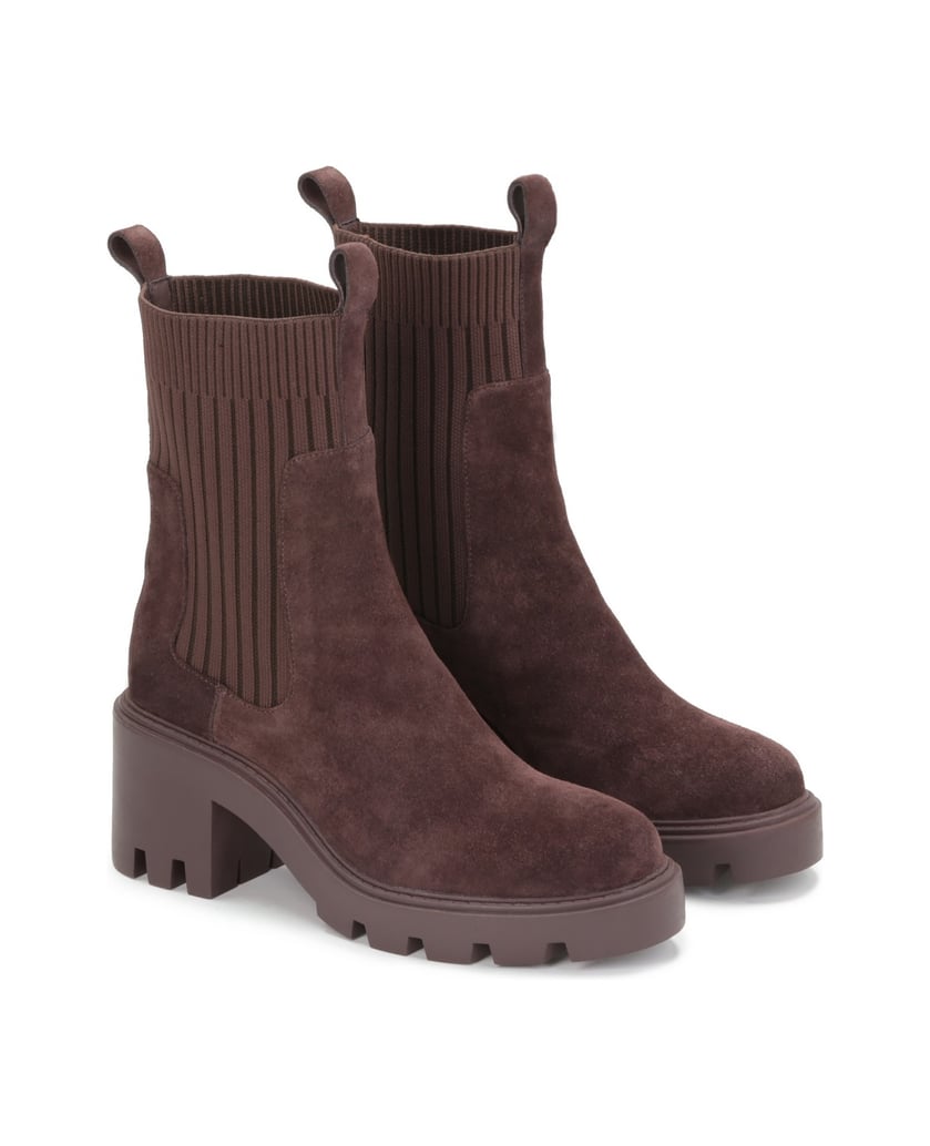 Kazar-Flache-Damen-Stiefeletten-in-Beige