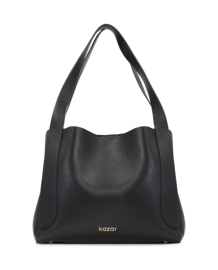 Kazar-Ladies’-leather-bag-with-a-unique-shape-čierna