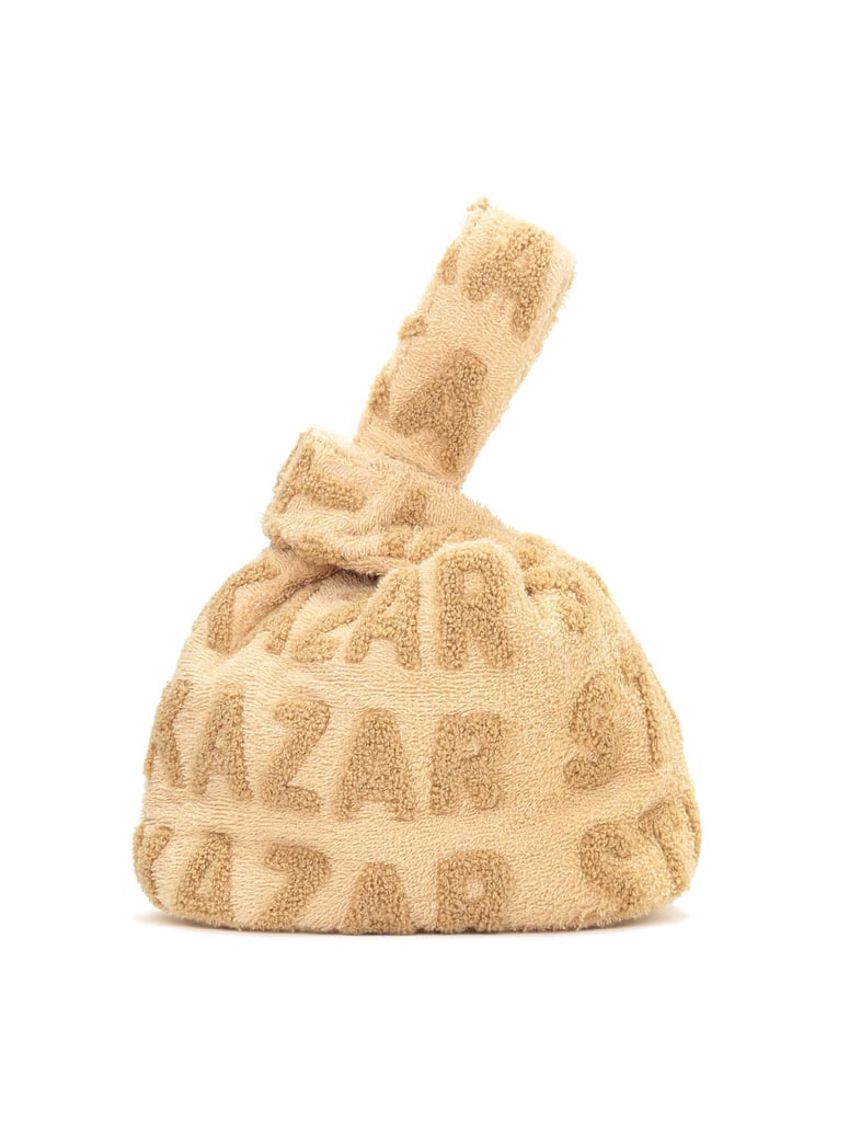 Kazar-Studio-Beigefarbene-Tasche-zum-Tragen-am-Griff