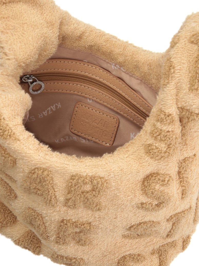 Kazar-Studio-Beigefarbene-Tasche-zum-Tragen-am-Griff