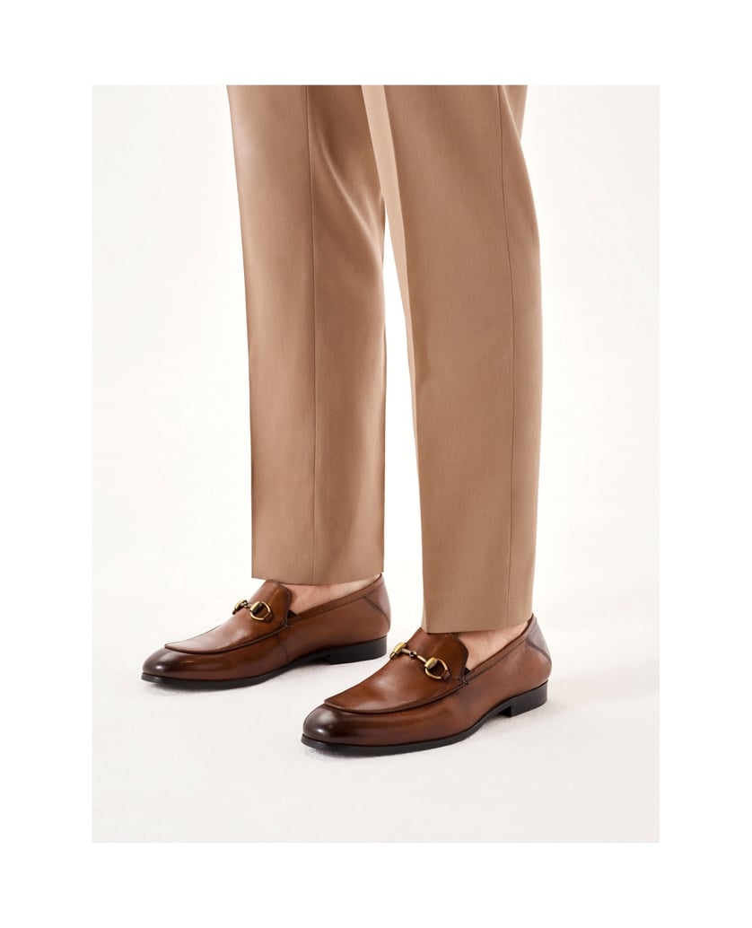 Kazar-Herren-Slipper-aus-Leder-mit-Metallverzi-braun