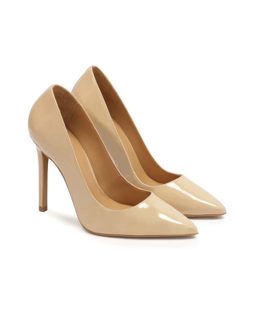 Kazar-Lackierte-hochhackige-Pumps-beige