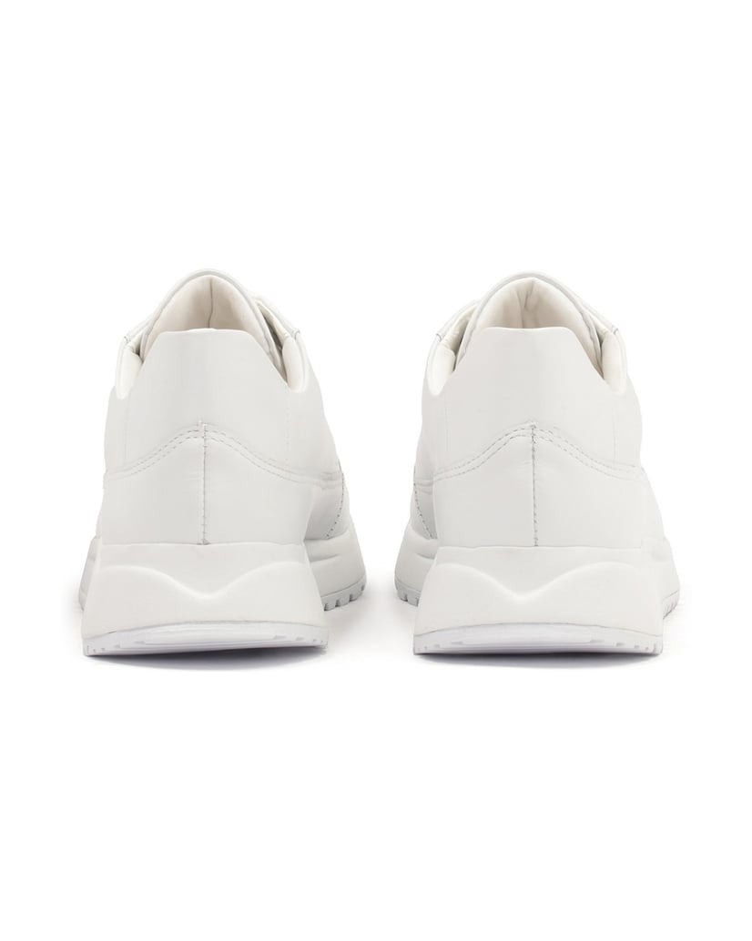Kazar-Weiße-Sneakers-aus-Leder-mit-bequemer-So-weiss