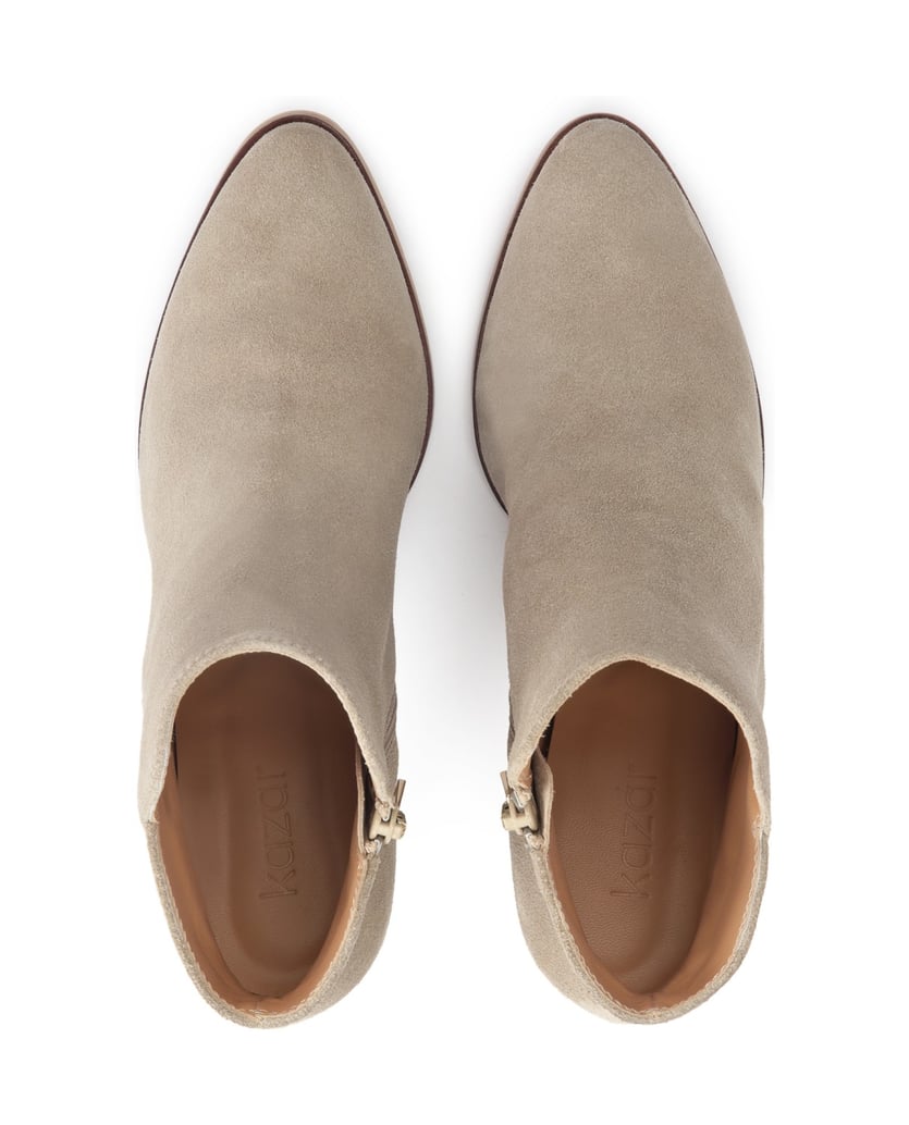 Kazar-Graue-Cowboystiefel-aus-Wildleder-mit-Ho-beige