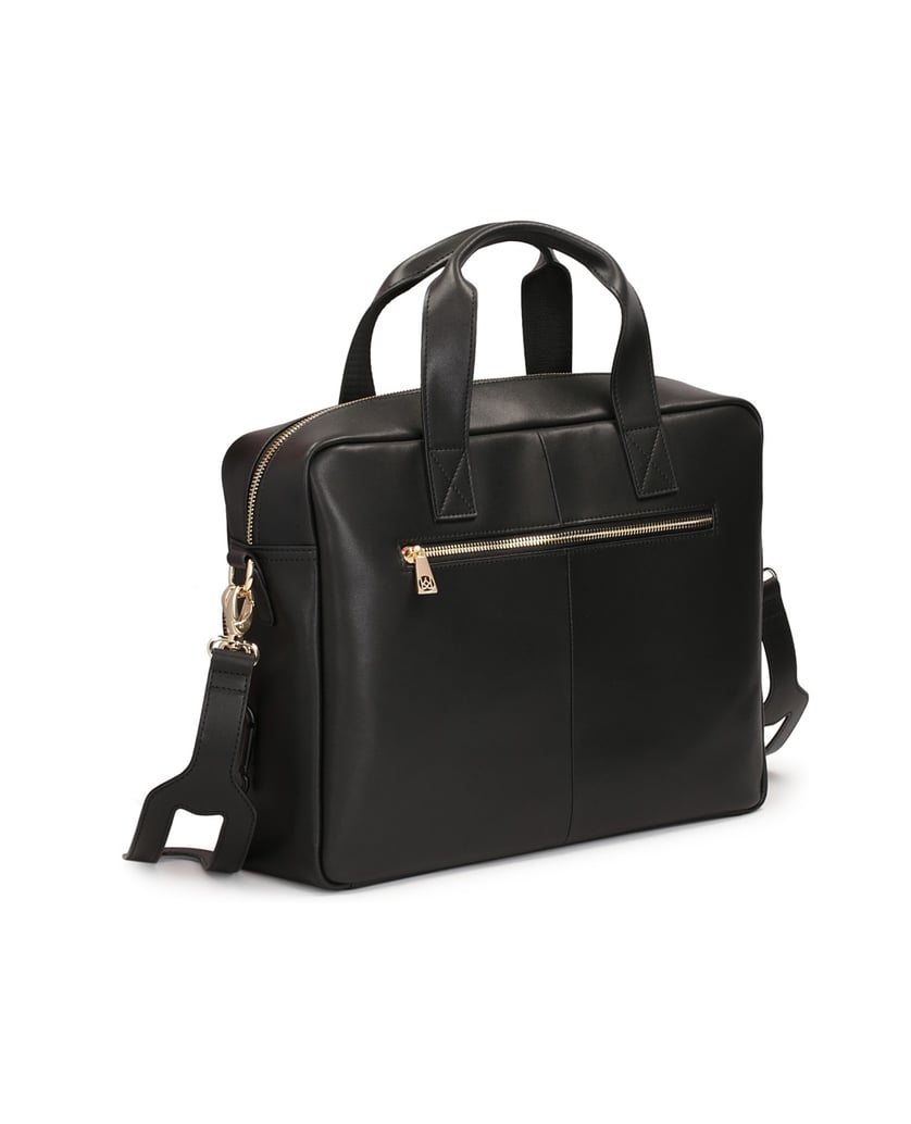 Kazar-Schwarze-Multifunktionstasche-mit-Griffen-für-Kinderwagen