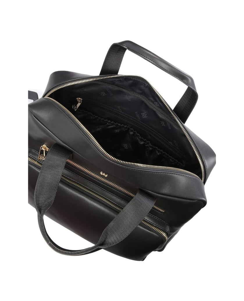 Kazar-Schwarze-Multifunktionstasche-mit-Griffen-für-Kinderwagen