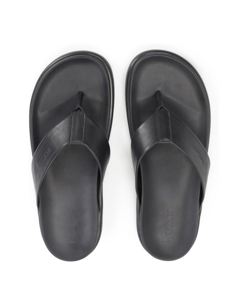 Kazar-Herren-Leder-dicke-Sohle-Flip-Flops