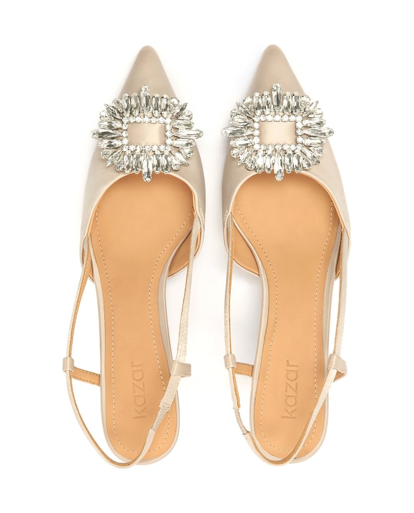 Kazar-Luxuriöse-Damen-Hochzeitspumps-mit-niedr-beige