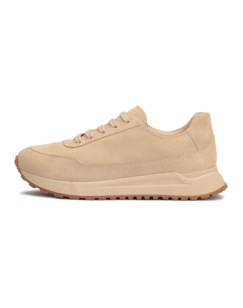 Kazar-Damen-Sneakers-aus-Wildleder-beige