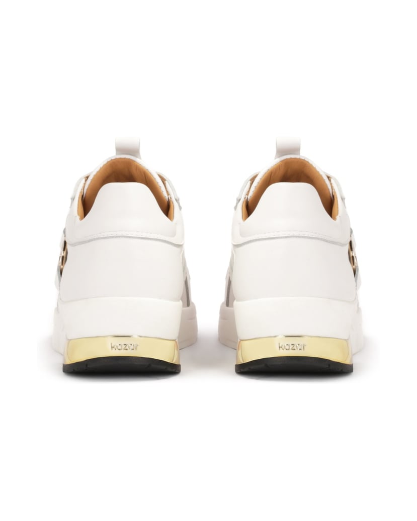 Kazar-Weiße-Leder-Sneakers-mit-goldenen-Einsät