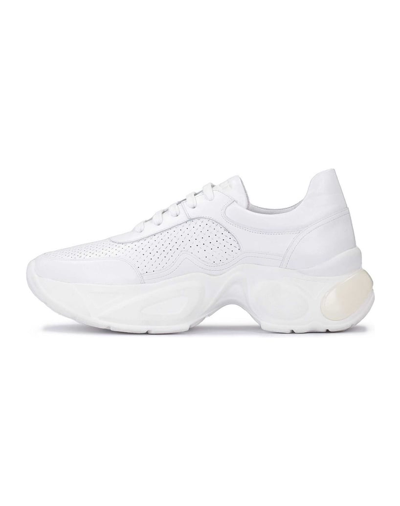Kazar-Weiße-Damen-Sneaker-aus-Leder-mit-ergono