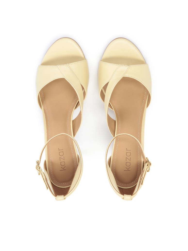 Kazar-Leuchtend-gelbe-Sandalen-für-Frauen-mit