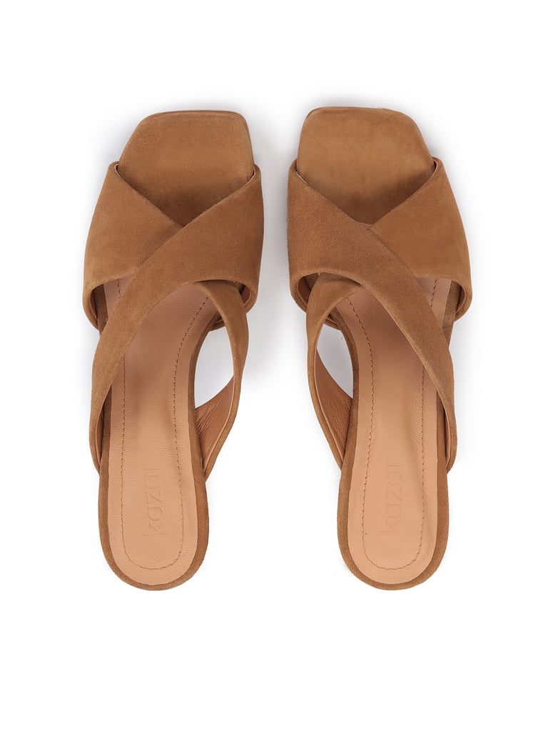 Kazar-Klassische-hellbraune-Pantoletten-mit-Sa