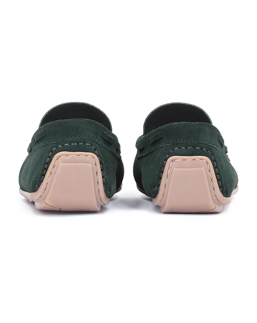 Kazar-Dunkelgrüne-klassische-Mokassins-für-Her