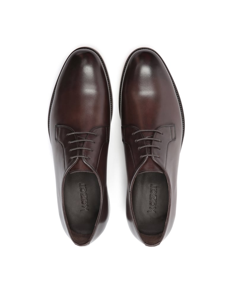 Kazar-Klassische-braune-Derby-Schuhe-für-Herre