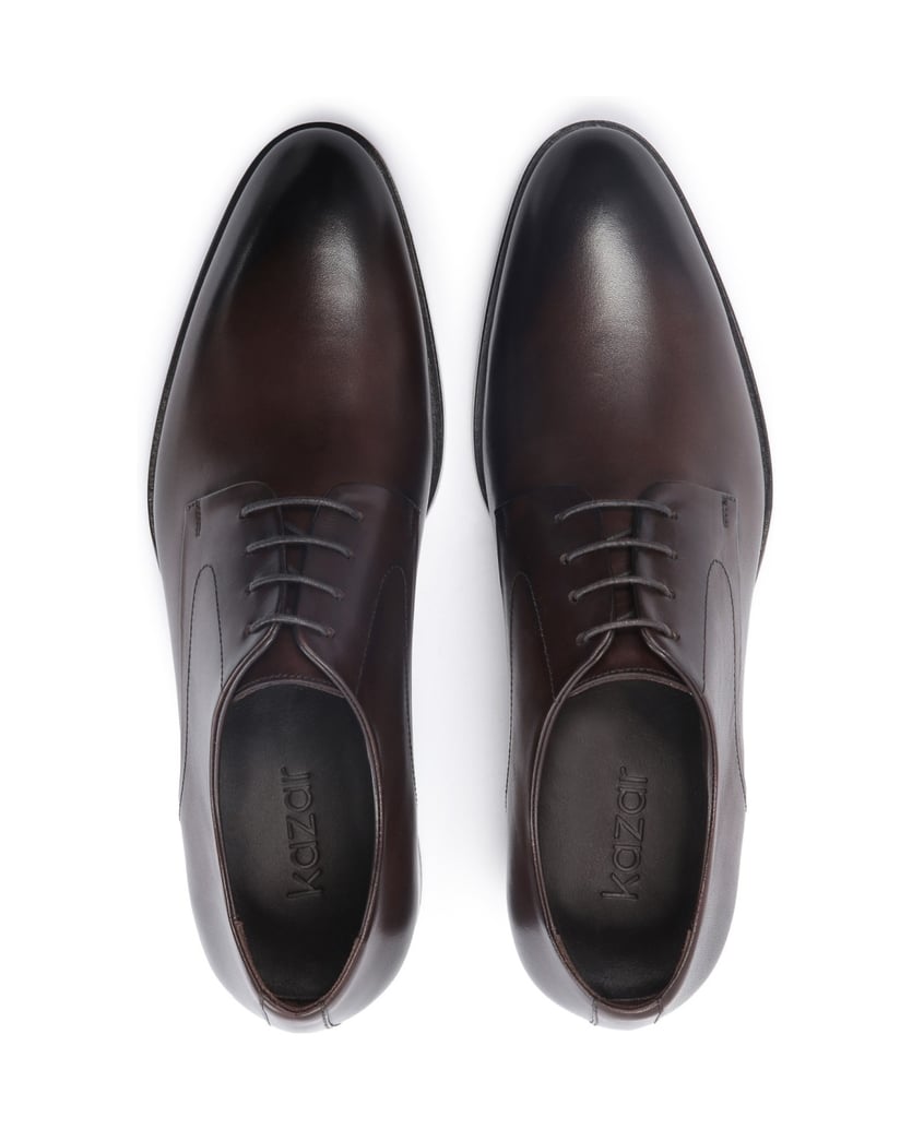 Kazar-Elegante-dunkelbraune-Derby-Schuhe-für-M