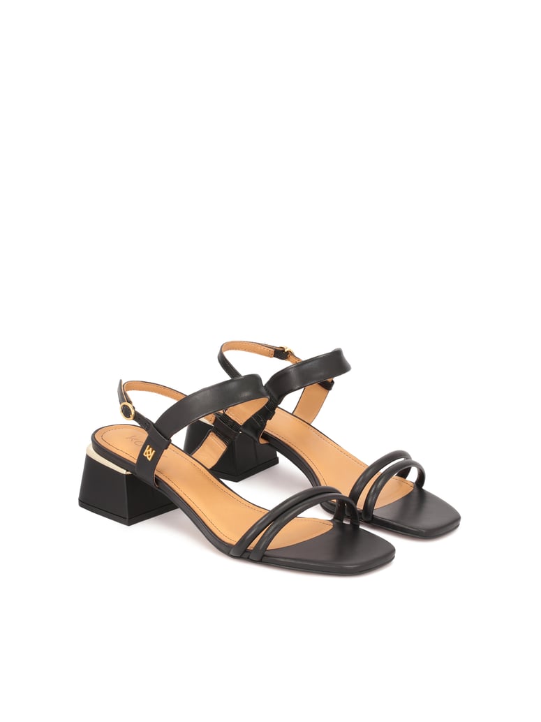 Kazar-Schwarze-Damen-Sandalen-mit-Blockabsatz