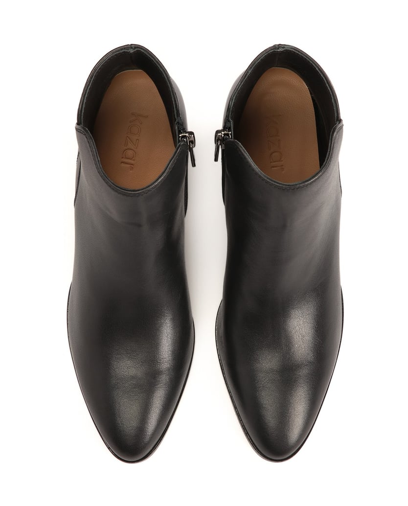 Kazar-Ankle-boots-with-a-wide-heel-černá