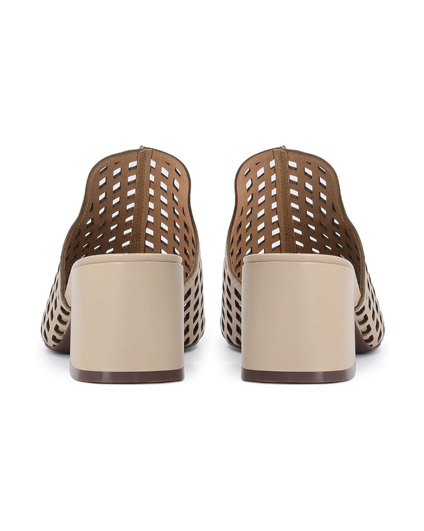 Kazar-Stylish-mules-with-mesh-cut-outs-béžová