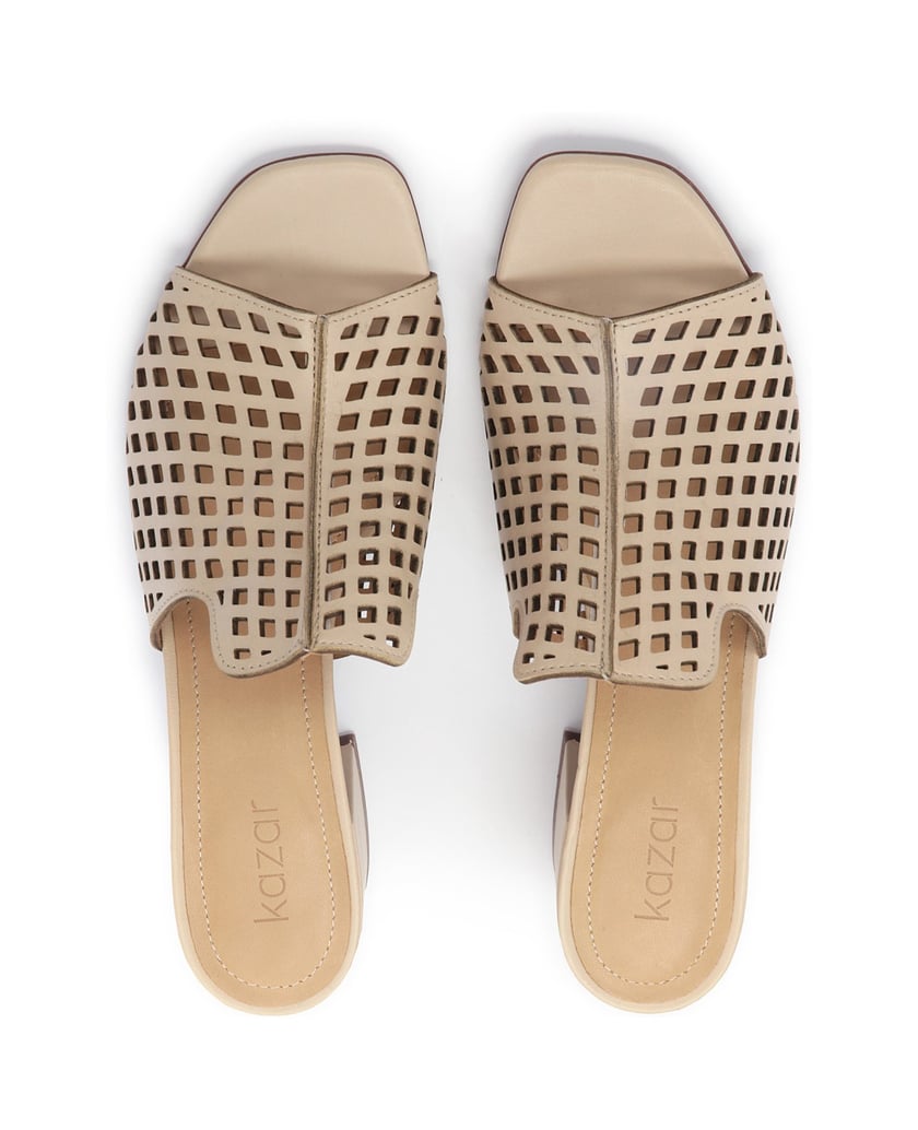 Kazar-Stylish-mules-with-mesh-cut-outs-béžová