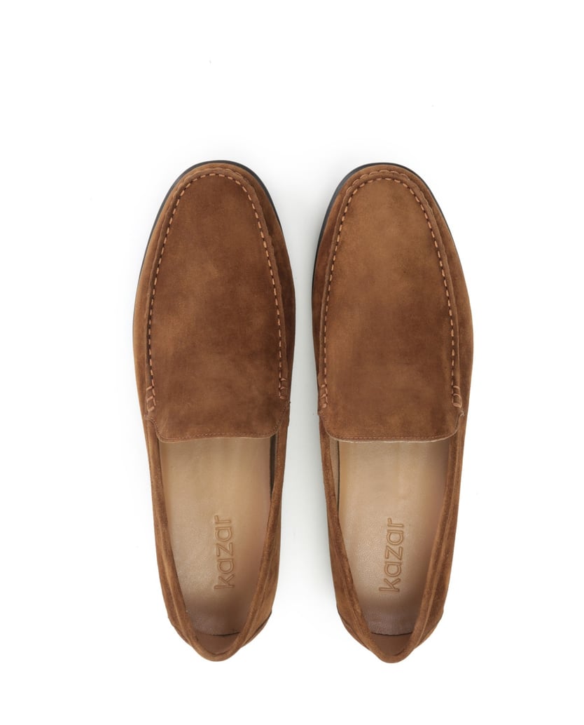 Kazar-Elegante-braune-Wildleder-Mokassins-für-braun