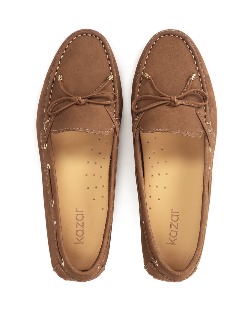 Kazar-Mokassins-aus-braunem-Nubuk-camel
