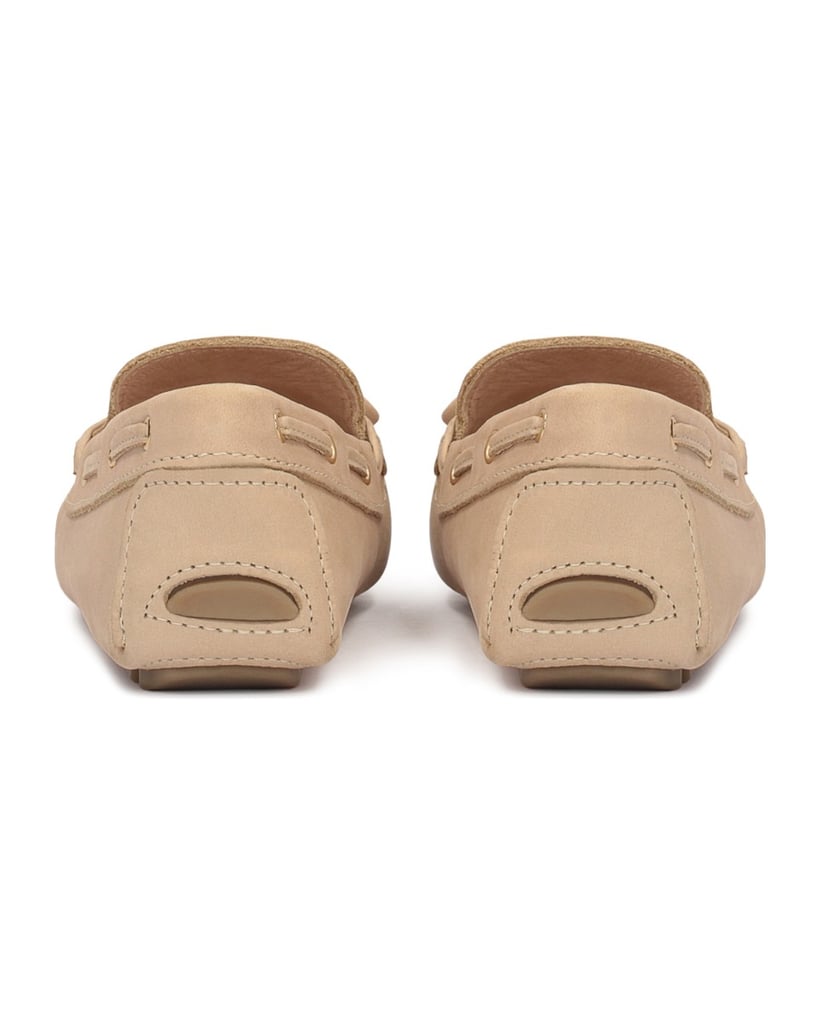 Kazar-Ladies-nubuck-moccasins-béžová