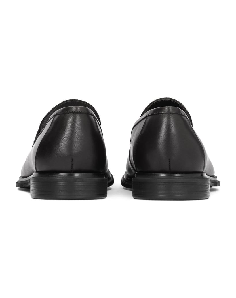 Kazar-Elegante-schwarze-Herren-Slipper-aus-gen-schwarz