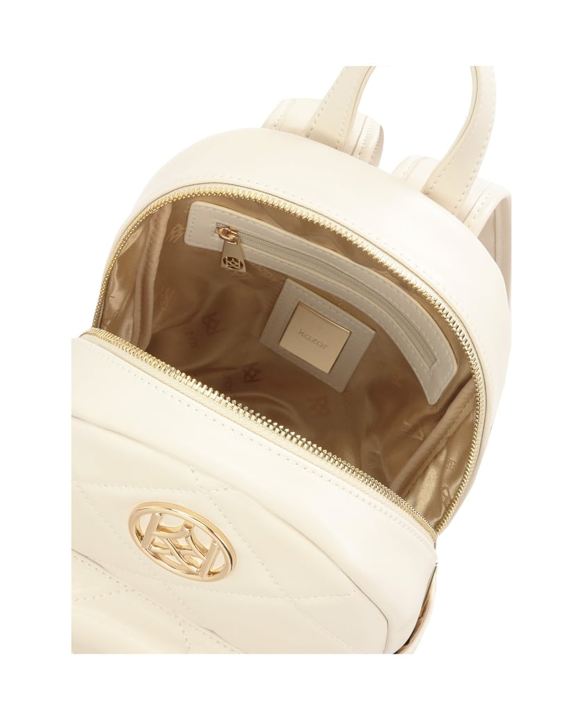 Kazar-Gesteppter-Rucksack-im-lässigen-Stil-weiss