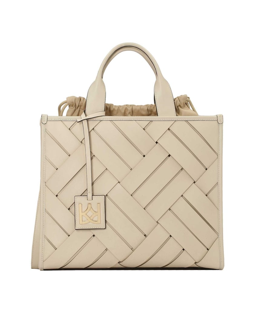 Kazar-Geflochtene-Tragetasche-aus-Leder-beige