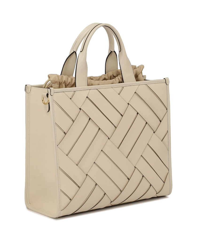 Kazar-Geflochtene-Tragetasche-aus-Leder-beige